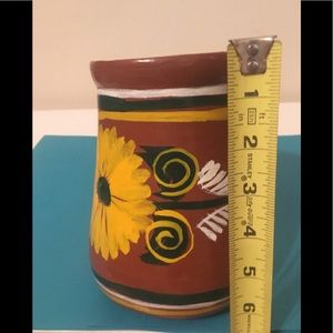 Artisan clay pitcher/vase